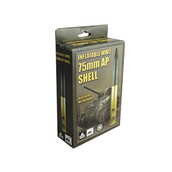 Inflatable WW2 75mm shell