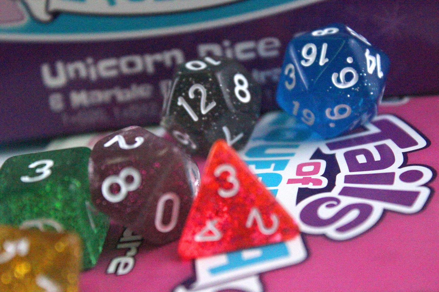 Tails of Equestria: Dice set - Unicorn