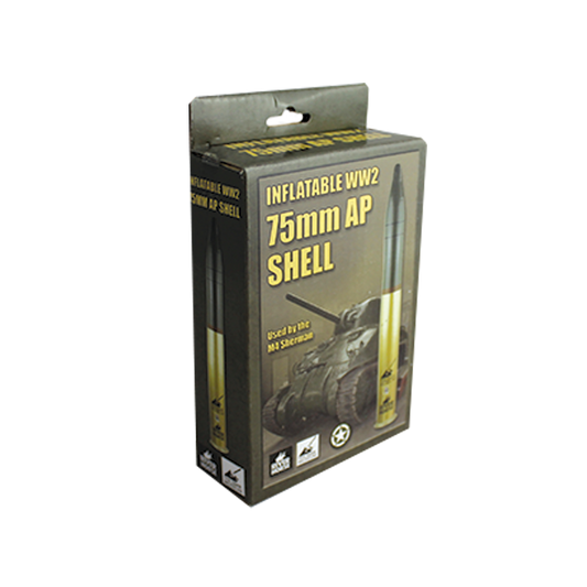 Inflatable WW2 75mm shell