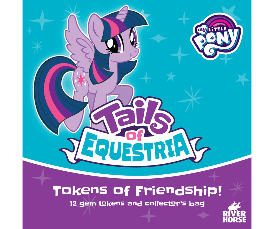 Tokens of friendship for Tails of Equestria by River Horse