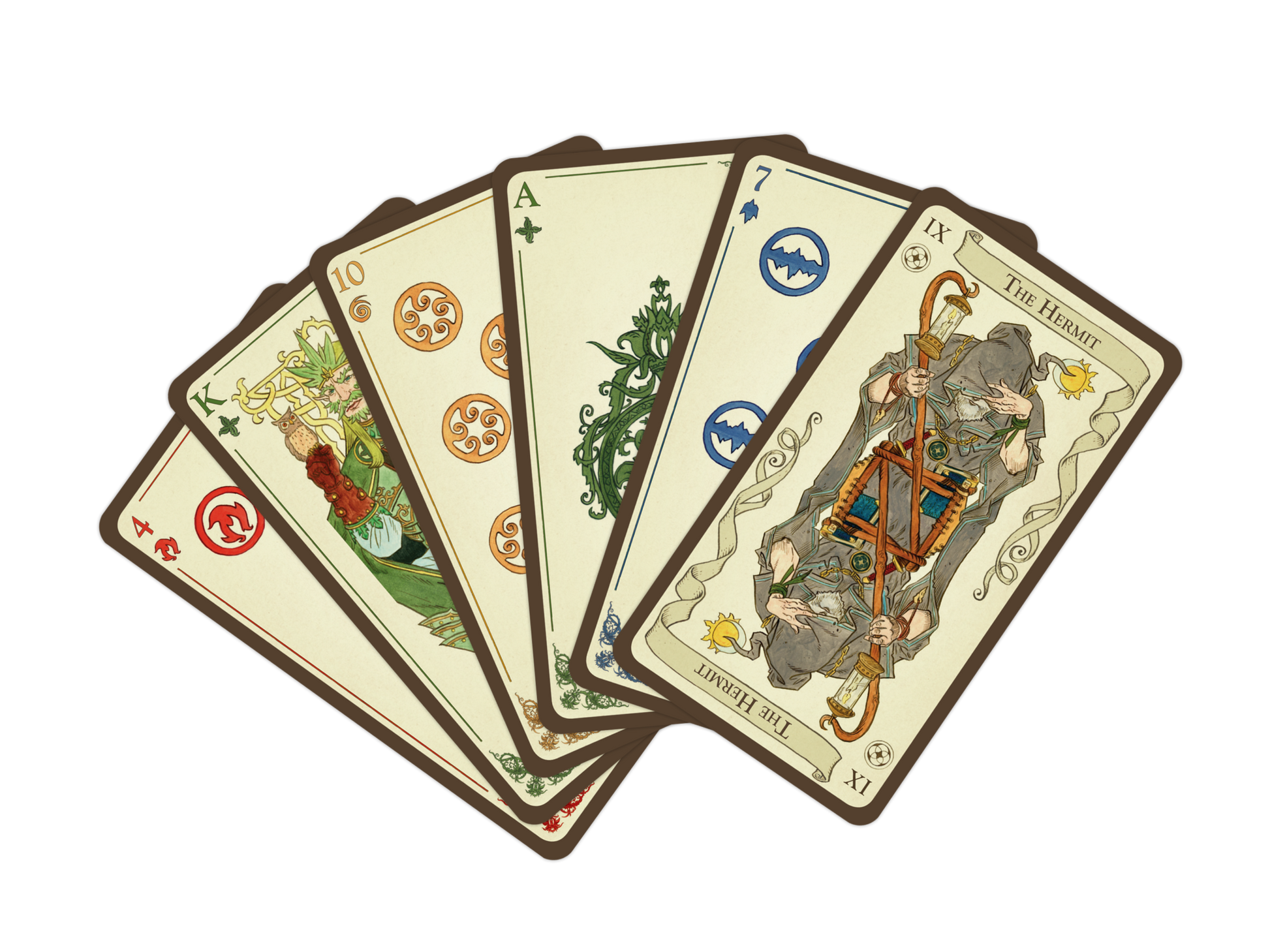 Cards from Loka Card Game by River Horse